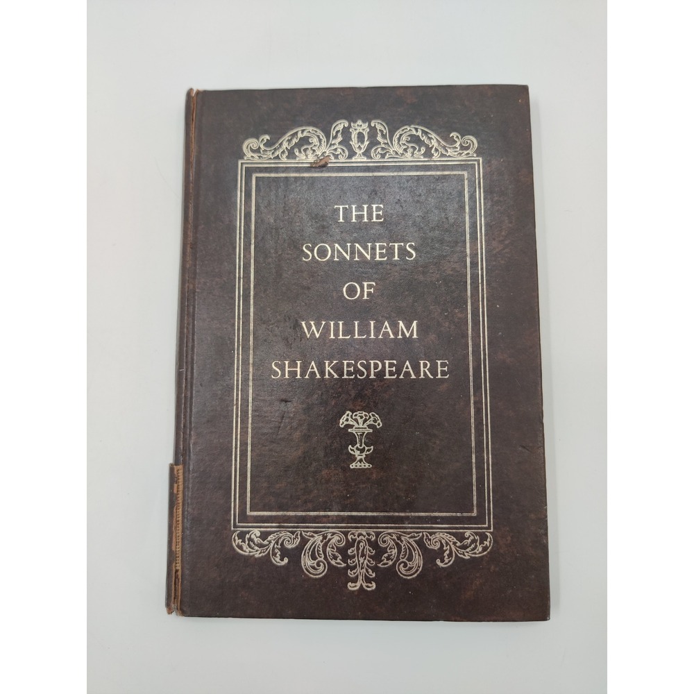 The Sonnets of William Shakespeare Avenel‎ Books Vintage Hardcover Temple Notes